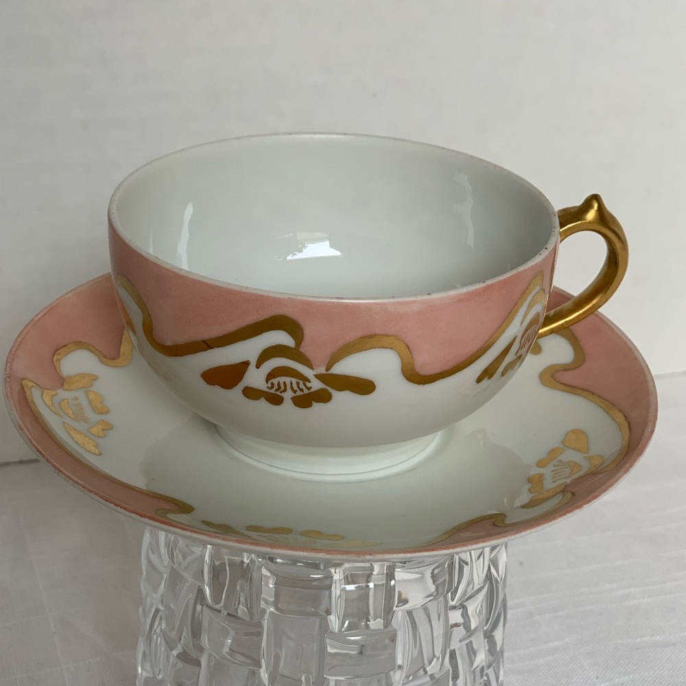 GDA FRANCE |  Limoges Tea Cup & Saucer.